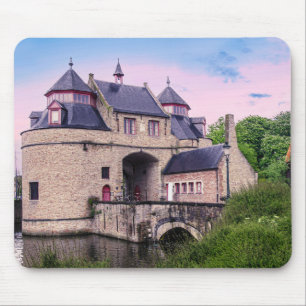 Historisches Stadttor in Brügge Mousepad