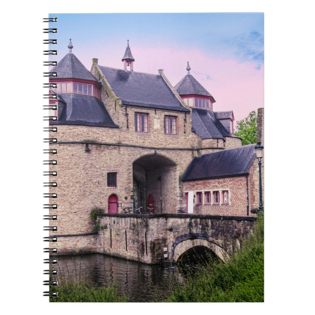 Historisches Stadttor in Brügge Notizblock (Vorderseite)