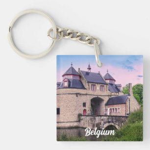 Historisches Stadttor in Brügge Schlüsselanhänger