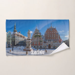 Historisches Stadtzentrum von Riga, Lettland Handtuch
