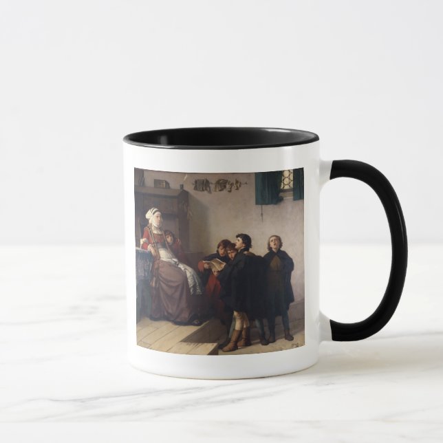 Historisches Thema, 1872 Tasse (Rechts)