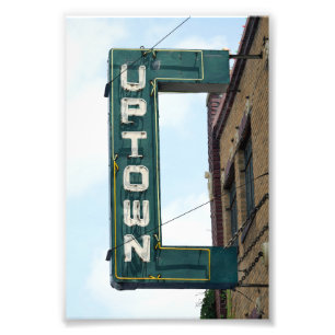 Historisches Uptown Theatre, Marceline, Missouri Fotodruck
