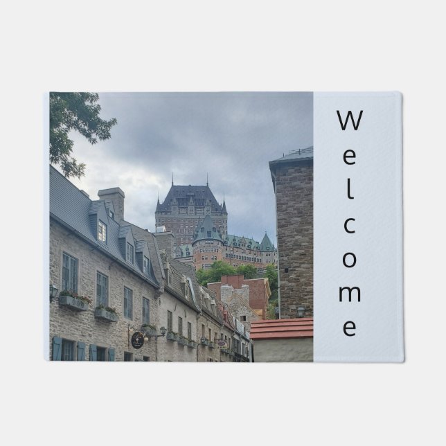 Historisches Viertel von Quebec City Fußmatte (Vorderseite)