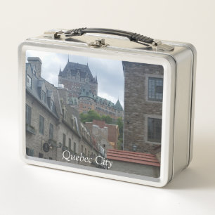 Historisches Viertel von Quebec City Metall Brotdose