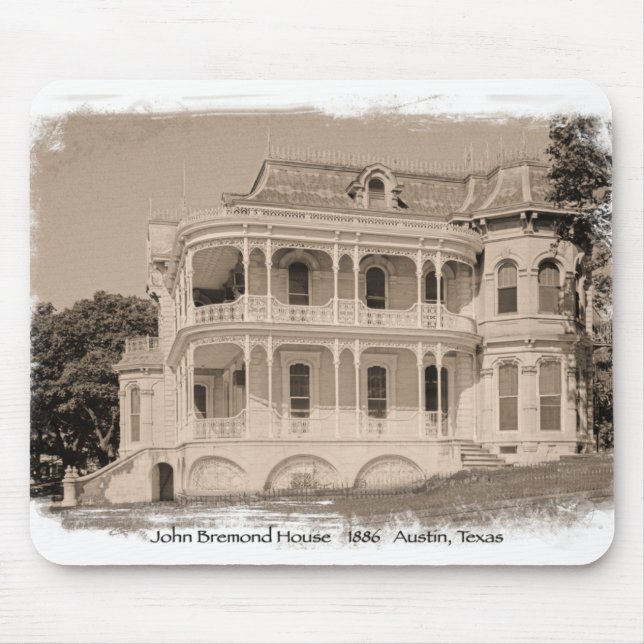 Historisches viktorianisches Haus in Austin Mousepad (Vorne)