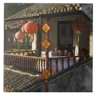 Historisches Wasserdorf Zhouzhuang, Zhouzhuang, Fliese