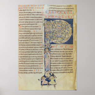 Historisierter Anfangswert "P" Poster