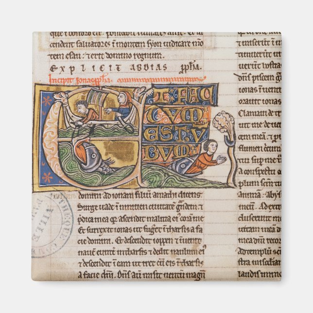 Historisiertes anfängliches 'E' mit Jonah Magnet (Vorne)