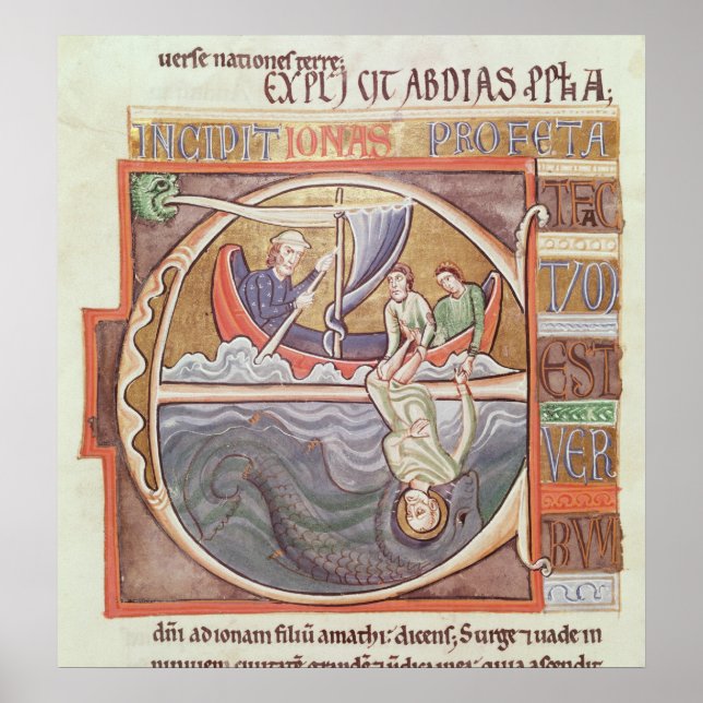 Historisiertes anfängliches 'E' mit Jonah Poster (Vorne)