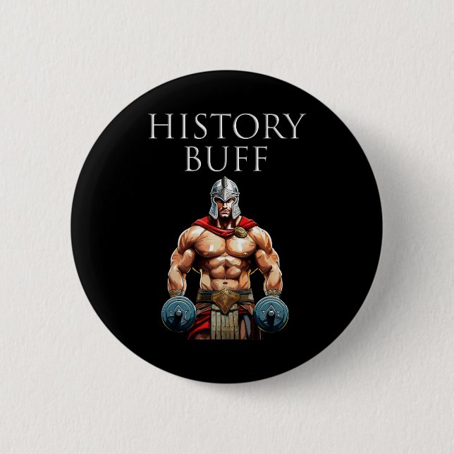 History Buff Roman Centurion Button (Vorderseite)