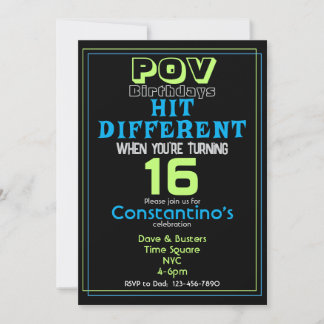 Hit Anderer Geburtstag Einladung