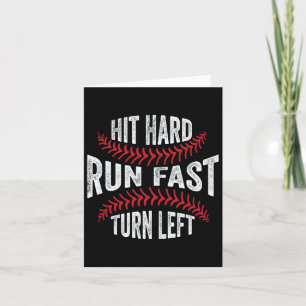 Hit Hard Run Fast Turn Verlassen Funny Sell Player Karte