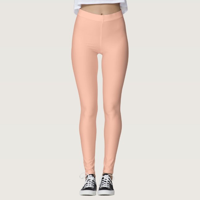 Hit Pink Ballet Gym Dance Leggings (Vorderseite)