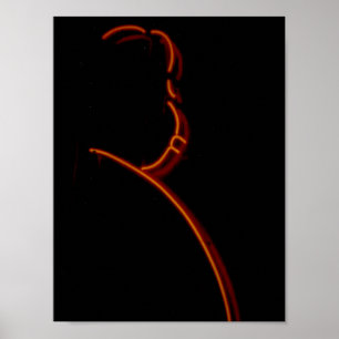 Hitchcock In Neon, Chicago Poster Sur Les Signes N