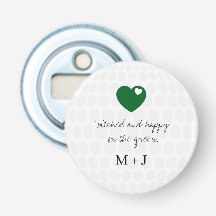 'Hitched and Happy on the Green' Golf Wedding 