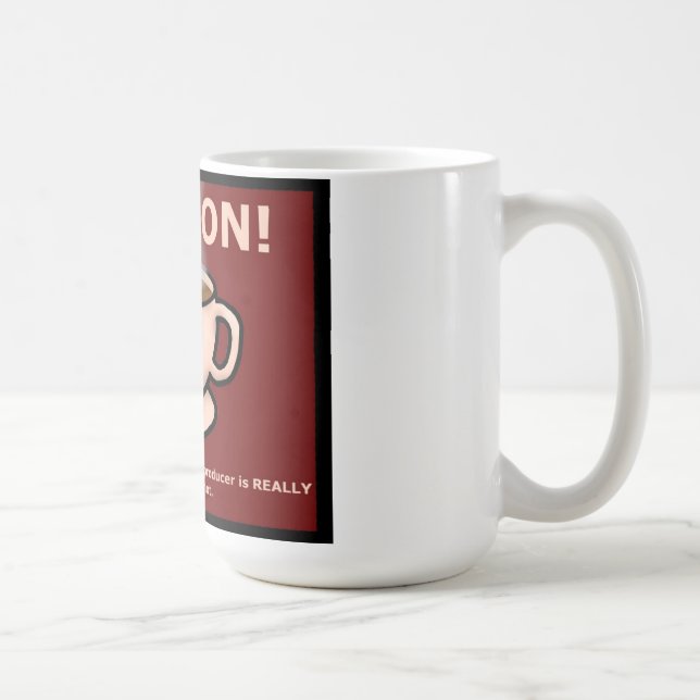 Hitchikers Führer-heißer Tee Kaffeetasse (Rechts)