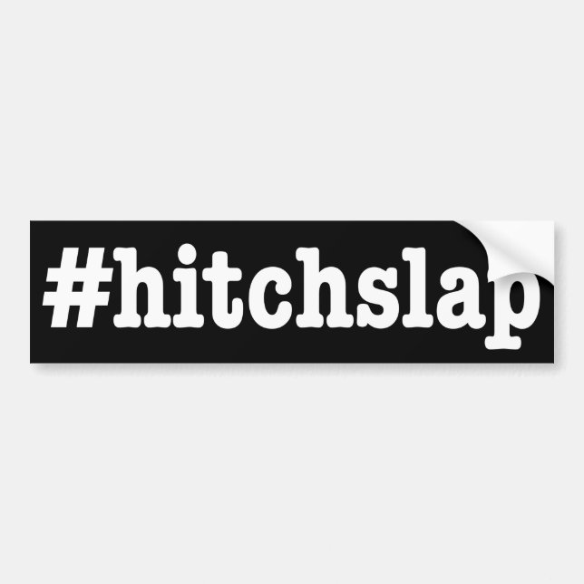 "#hitchslap " autoaufkleber (Vorne)