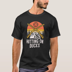 Hitze auf Enten Jagd Vögel Jäger Vogelbeobachtung T-Shirt