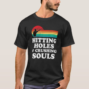 Hitze Holen und zerdrückende Soule Cornhole Männer T-Shirt