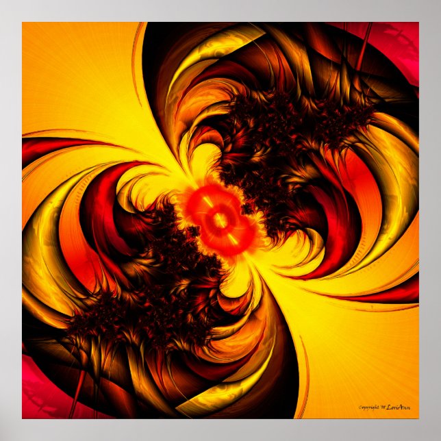 Hitze Poster (Vorne)