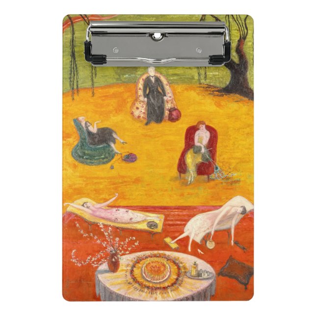 Hitze von Florine Stettheimer Mini Klemmbrett (Vorderseite)