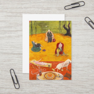 Hitze von Florine Stettheimer Visitenkarte