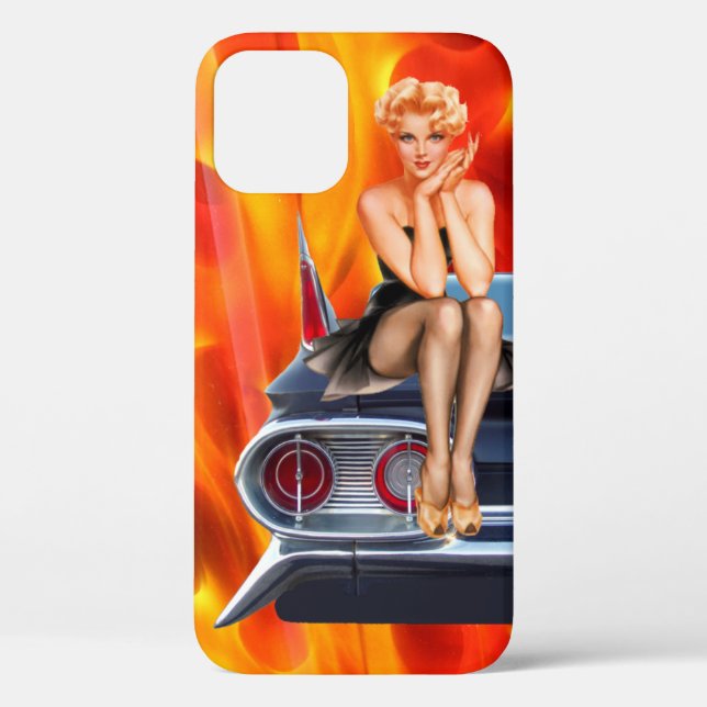 Hitzewallungen Case-Mate iPhone Hülle (Rückseite)