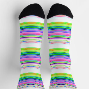 Hitzewallungen Neonstreifen werfen Kissen Socken