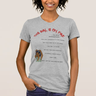 Hitzewallungen und Masse: Das T-Shirt der Menopaus