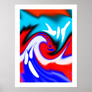 Hitzewellen-Kunst Poster