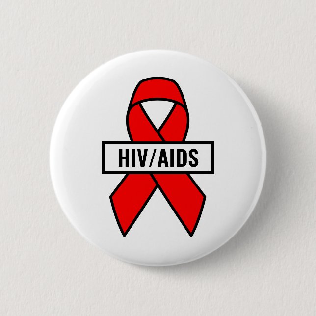 HIV/AIDS BUTTON (Vorderseite)