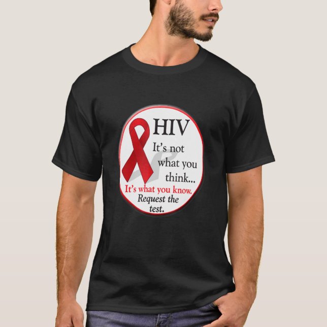 HIV Aids World Day Diagnosis T-Shirt (Vorderseite)
