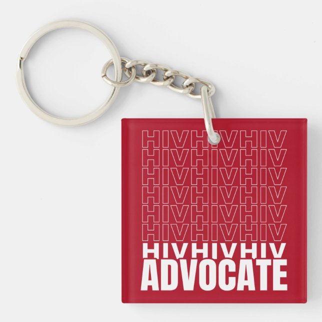 HIV HIV-Advocate Schlüsselanhänger (Vorderseite)