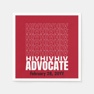 HIV HIV HIV Fürsprecher Serviette