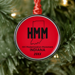HIV-Modernisierungsbewegung Indiana Ornament Aus Metall