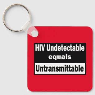 HIV nicht nachweisbar gleicht HIV unübertragbar Schlüsselanhänger