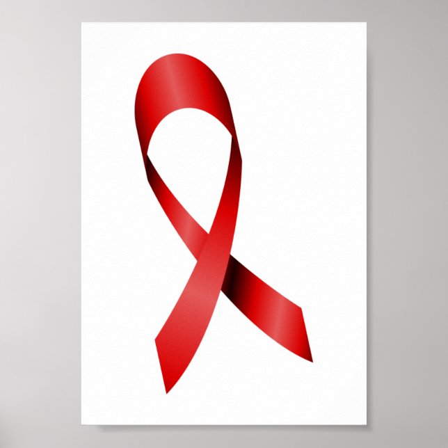 HIV Ribbon Poster (Vorne)