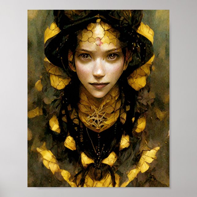Hive Queen Fantasy Art Poster (Vorne)