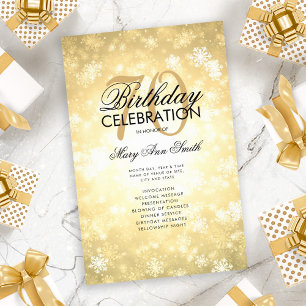 Hiver 70e anniversaire Programme Gold Wonderland M