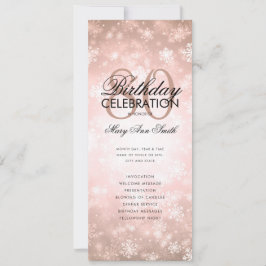 Hiver 80 Programme d'anniversaire Rose Gold Wonder