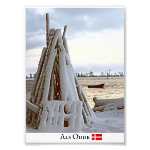 Hiver à Als Odde/Danemark Photo Imprimer!