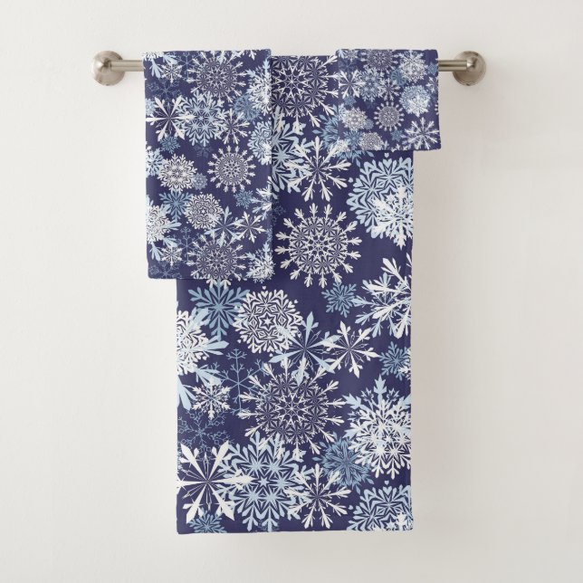 Hiver Ciel droit avec flocons de neige (En situation)