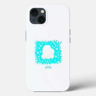 Hiver Coeur de neige Apple iPhone 13 Coque