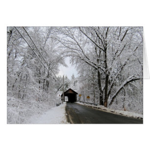 Hiver de approche - pont couvert de Combes
