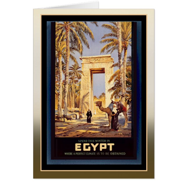Hiver en Egypte (Devant)