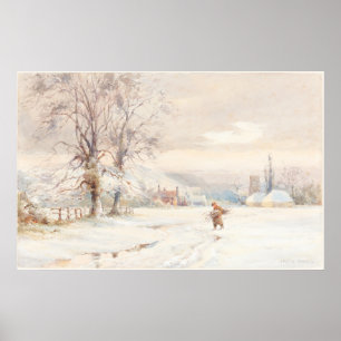 Hiver - Joseph Rubens Powell Poster des Beaux-Arts