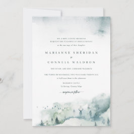 Hiver Mystère I Faire-part de mariage Formel