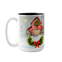 Hiver/Noël Grange Mug