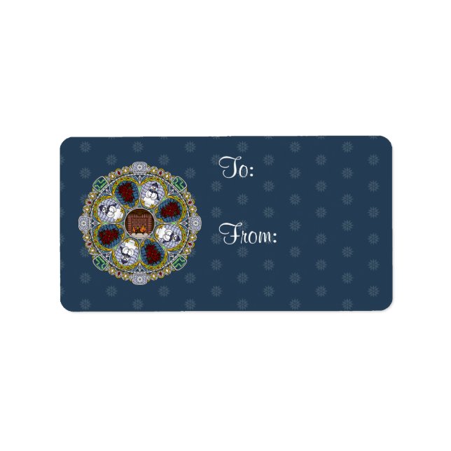 Hiver Nouveau Étiquette (Devant)