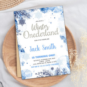 Hiver ONEderland Invitations Parties scintillant d